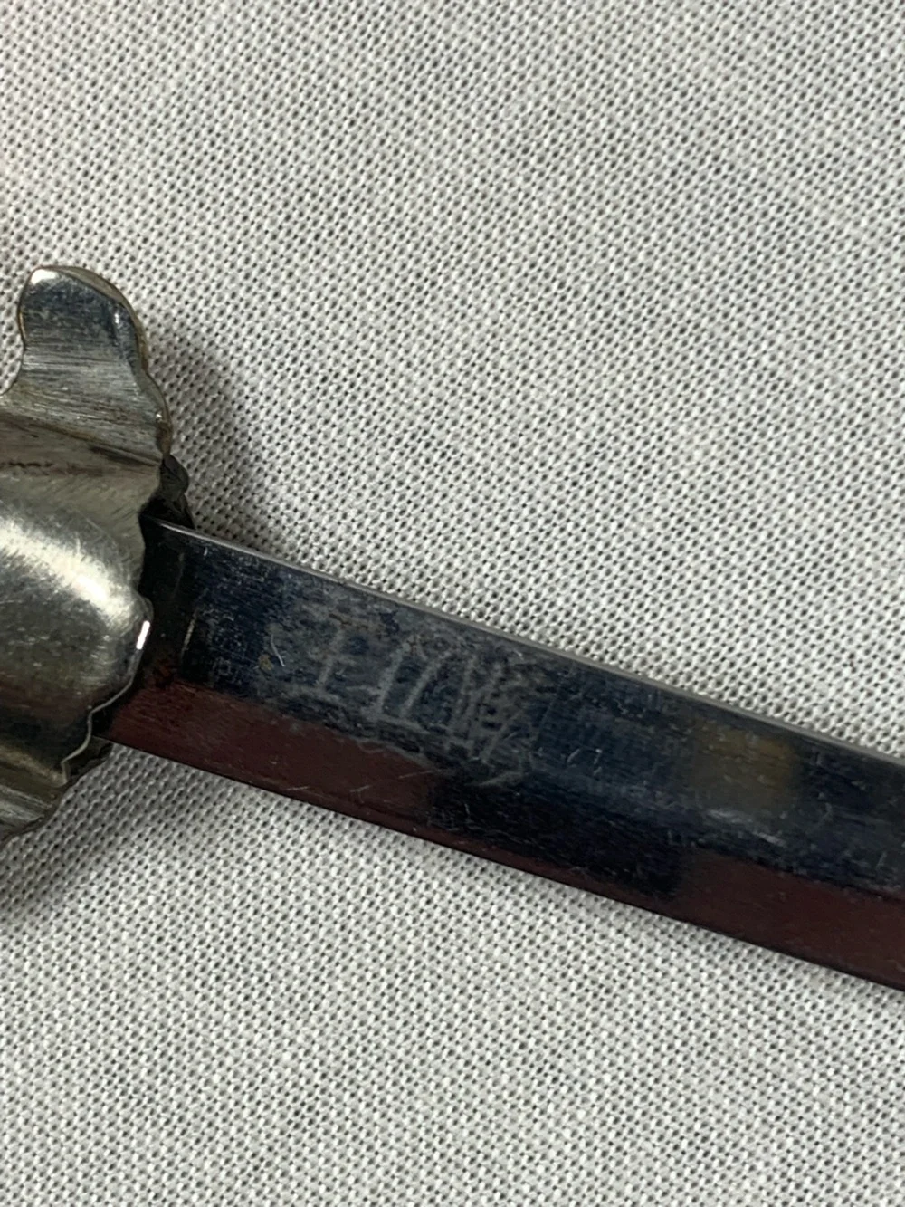 Vintage Chinese Sword Letter Opener Sheath Tassels